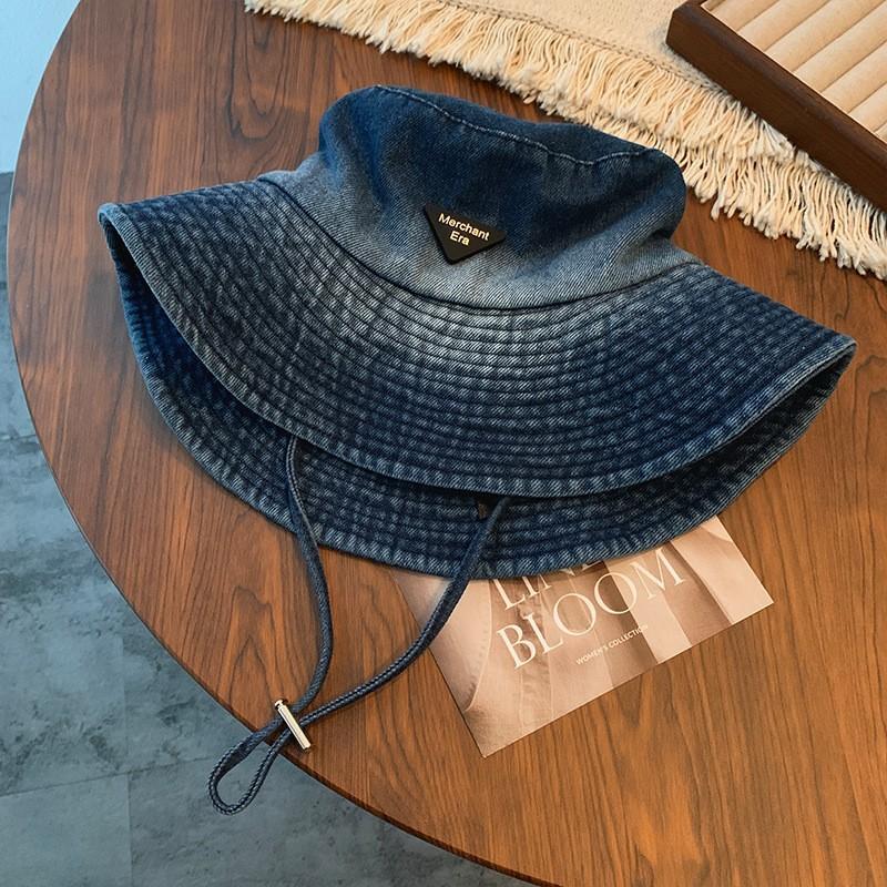 Осенняя шляпа женская шляпа для альпинизма на открытом воздухе большой обхват головы показывает лицо маленькая шляпа-ведро ретро универсальная выстиранная ковбойская шляпа