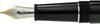 MONTBLANC Classic Black Platinum Line Fountain Pen P145bk Medium Nib Meisterstück (M)