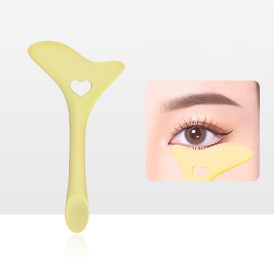 Eyeliner Aid Stencil Multi Angle Quick Effect Ergonomic Handle Makeup Tool Silicone Eyeliner Stencils Tool for Novice