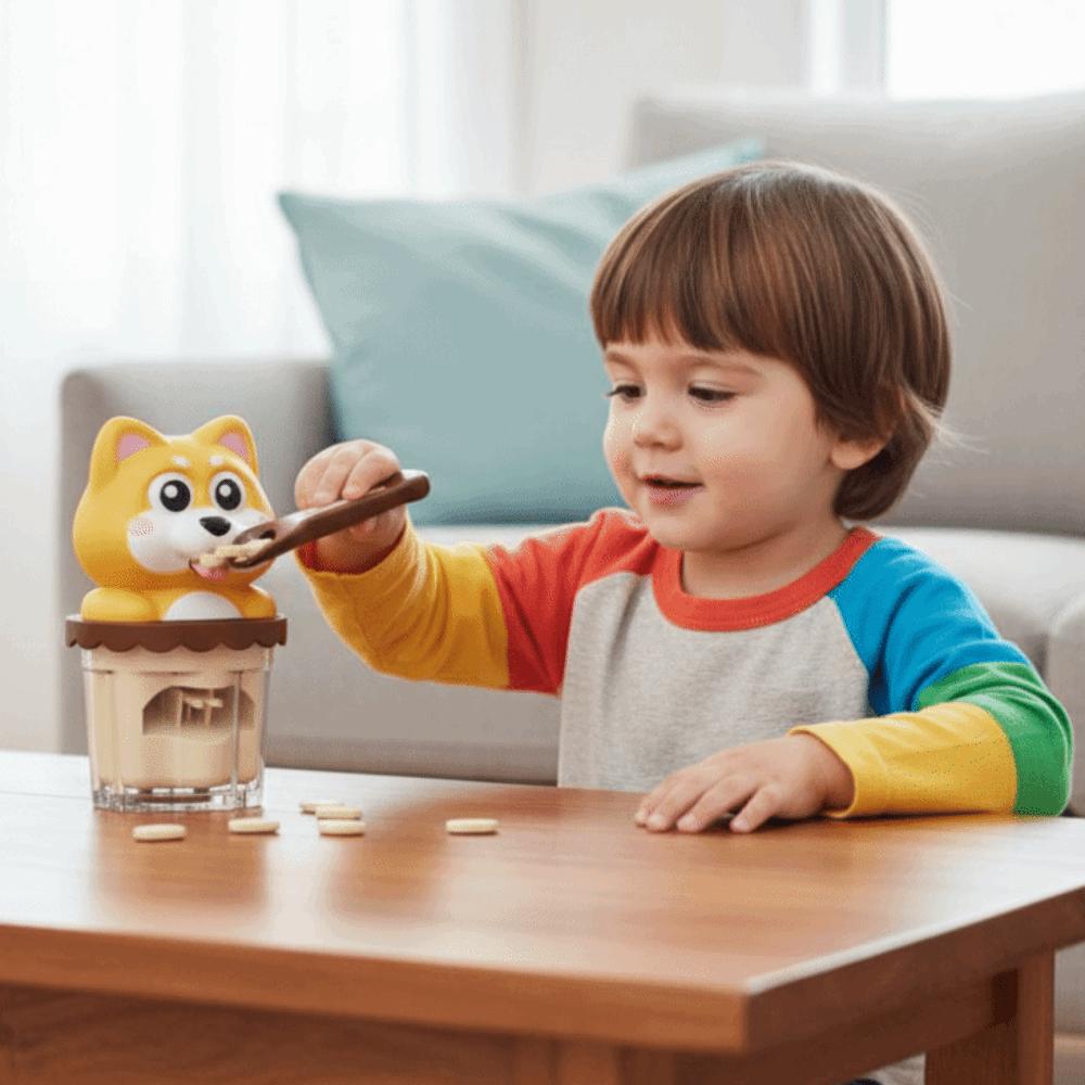 Simulation Talking Pudding Dog Toy Food Feeding Play House Toys Children's Toy