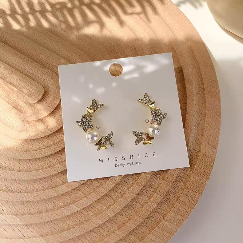 Оригинальные серьги Love, Niche Design Sense, Модные и универсальные серьги, Женские серьги-гвоздики высокого класса, Женщины