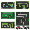 Portable LDARC Race Rubber Track Mat for  1/76 1/64 1/58  RC Mini Car Table On-road Racing Model Drift RTR Toy Part  240x240mm