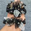 Elegant Women's Mesh Scrunchie Hair Tie - Luxurious High-End Hair Accessory