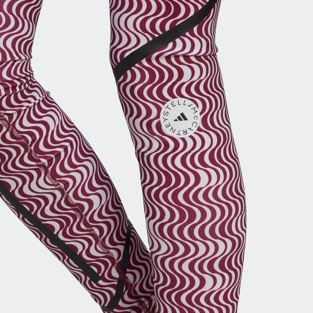 adidas X Stella McCartney Logo эластичные спортивные брюки с высокой талией женские брюки красные HG6885