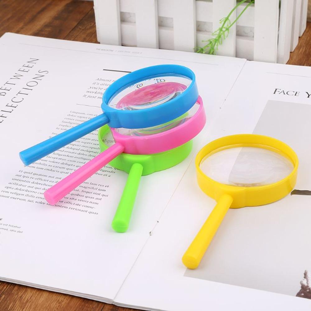 Reading Loupe Reading Magnifiers Magnifying Glass 3x Hand-Held Magnifiers Exploration Learning Toys