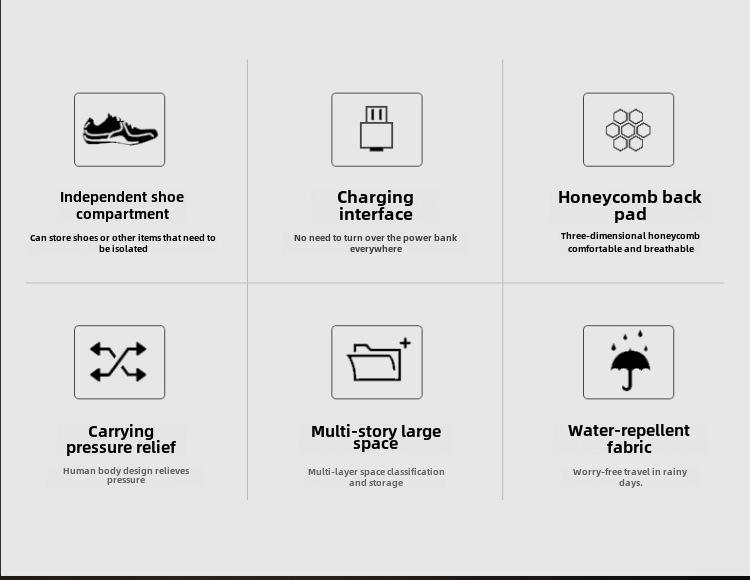 Унисекс водонепроницаемый большой емкости рюкзак для альпинизма и путешествий