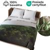 FOREST bedding set 160x200 cm - satin cotton, forest pattern, nature in your bedroom