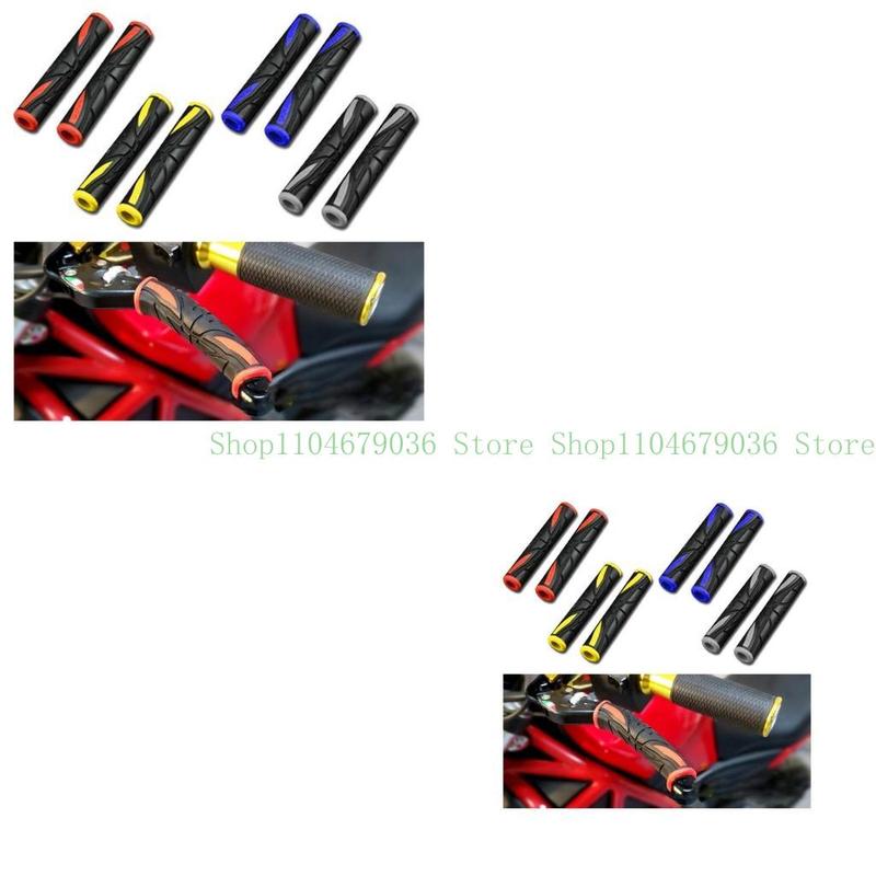 Brake Lever Grip, Cycle Brake Lever Grip Protector Cover 4 Colors Anti Slip Brake Handle Rubber Sleeve for Motorcycle