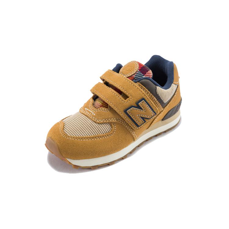 New Balance NB 574 Comfortable Cushioning Abrasion Resistant Breathable Low top Kids' Running Shoes Dark Brown Kids' YV574HMI