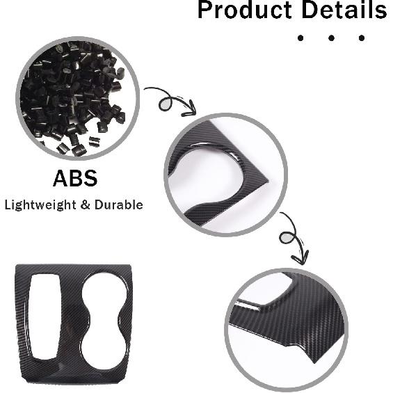 Накладка на панель переключения передач для Honda Pilot 2016-/ Ridgeline -/ Passport -, ABS автомобильные центральные консоли, крышка подстаканника, протектор, аксессуары