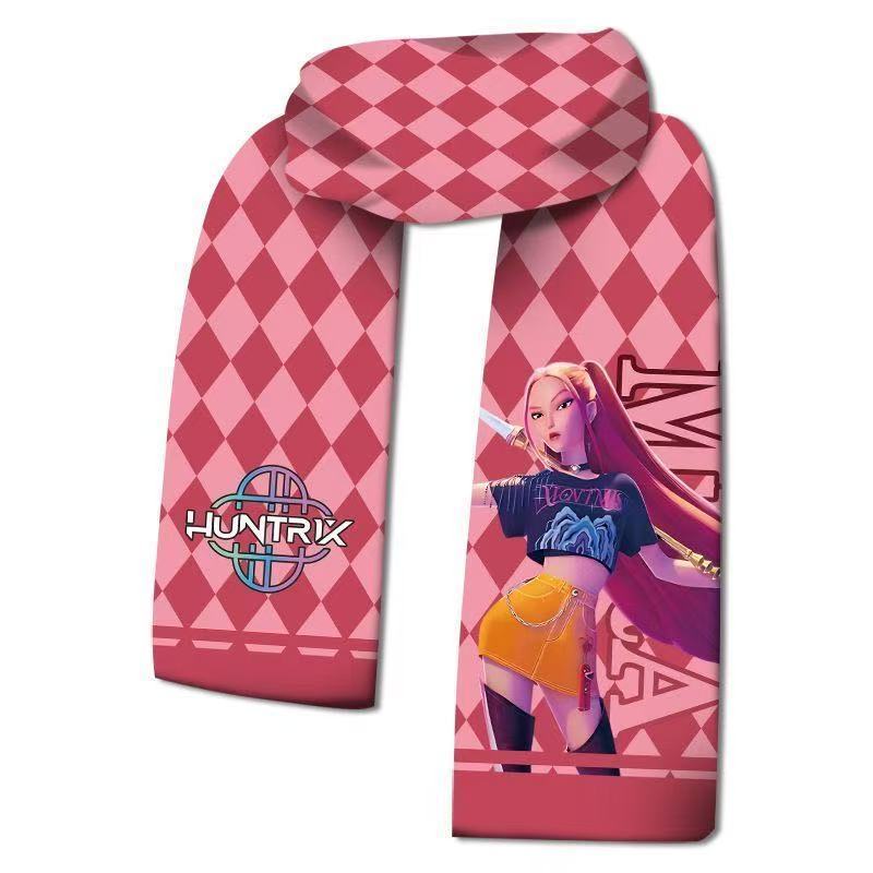 Anime Merchandise Girls' The Witch Hunt Team KPOP Scarf, Autumn and Winter Children's Season Warm Scarf
