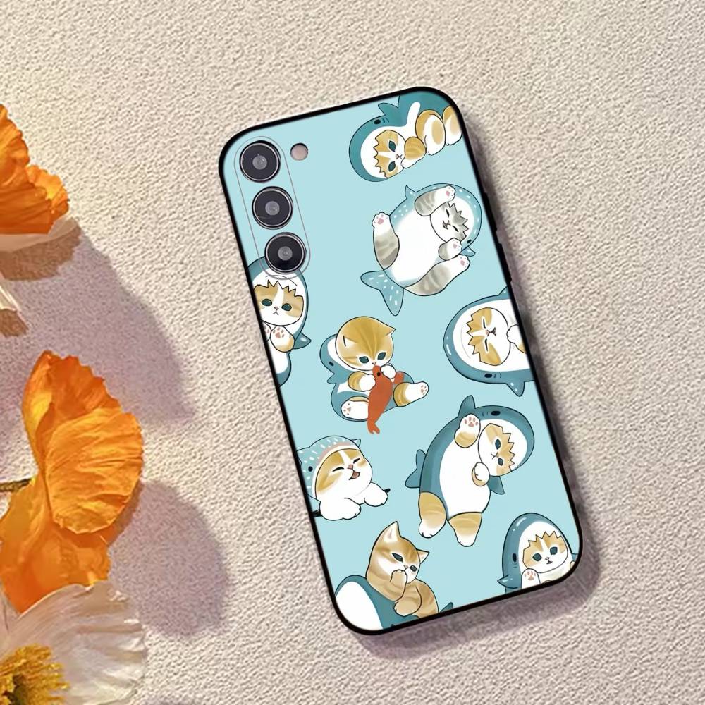 M-Mofusand Кот Милый Мультяшный Чехол для Телефона Силиконовый Мягкий Для Samsung Galaxy A73,A72,A71,A70,A53,A52,A51