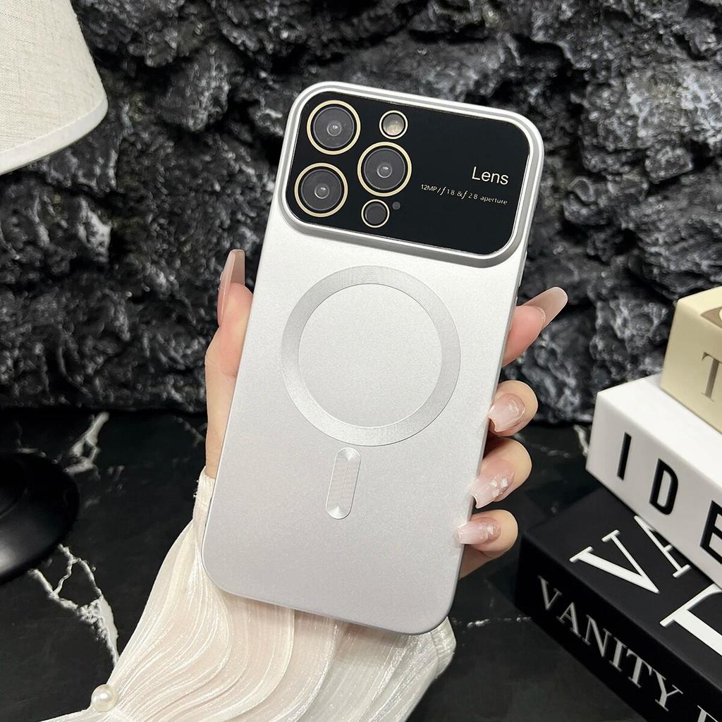 Роскошные однотонные магнитные мягкие чехлы для iPhone 15 14 13 12 11 Pro Max Plus, большой защитный чехол для окна камеры Magsafe, чехол для телефона