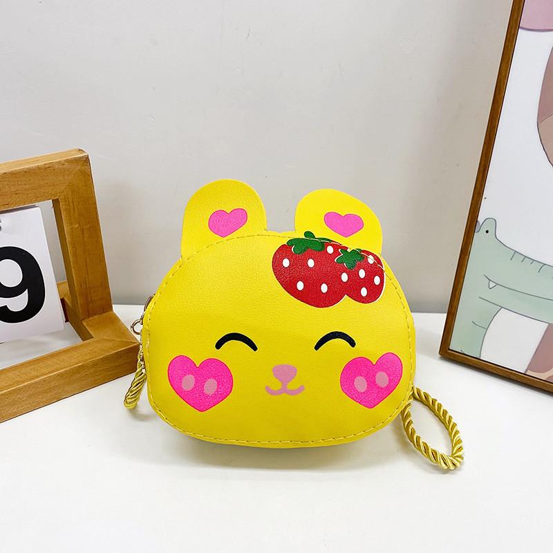 Strawberry Rabbit Shoulder Bag Animal Print Lightweight Adjustable Strap Gift