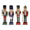 Wooden Nutcracker Ornament Christmas Decoration for Party Holidays Festive