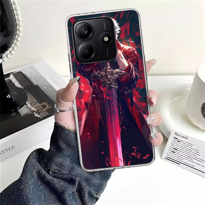 Игровой D-Devil May Cry 5 Мягкий чехол для телефона для Xiaomi Redmi Note 15 14 14S 13 12 Pro Plus 12S 11 11S 11E 10 10S 11T 5G Fundas Coque
