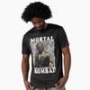 Fujin MK Vintage 90s Mortal Kombat Gift tee for gamer 100 cotton printed Mens Short Sleeve Graphic TShirt All size tops