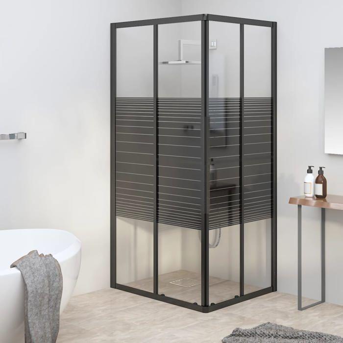 Cabine de douche - Maison Exclusive - 90x70x180 cm - Rayures - Coulissante