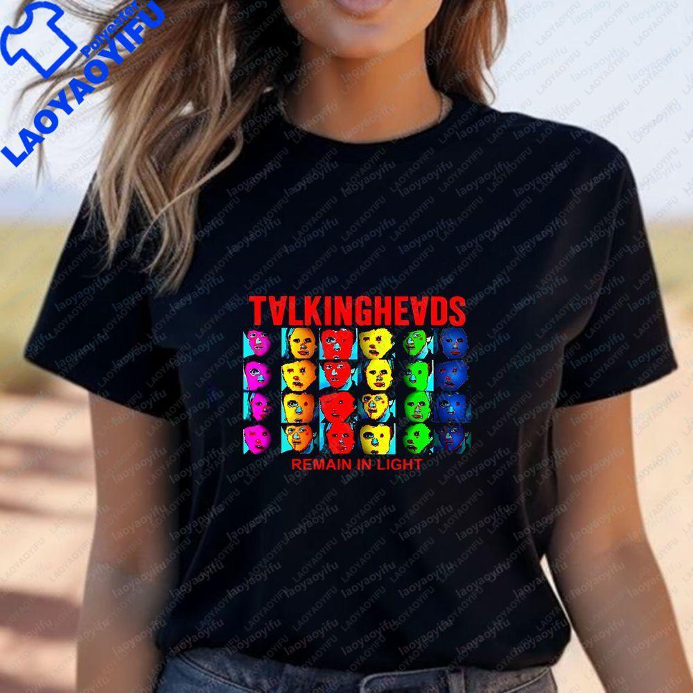 Talking Heads - Summer Fashion Trend Original Streetwear Short-Sleeved T-Shirt for Both Unisex and WoUnisex, Large Size with Pattern