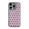 Милый розовый чехол для телефона IPhone 16 15 14 17 Pro Max 13 со звездами и гальванизированной рамкой, ударопрочный, защитный, мягкая задняя крышка