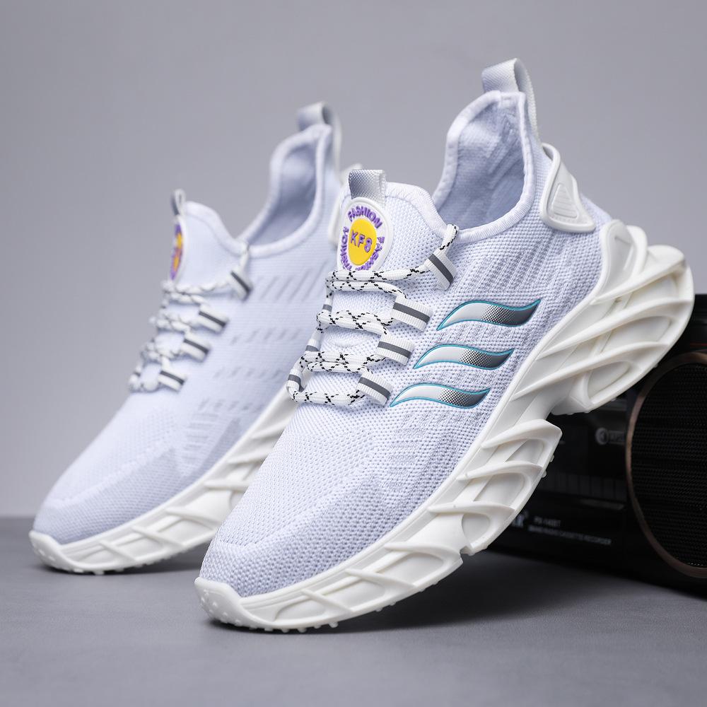 Модная мужская обувь Кроссовки Белые мужские кроссовки Уличная дышащая мужская повседневная обувь Летняя легкая мужская обувь для тенниса