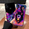 Чехол для телефона для Motorola Moto G53 G30 G60s G52 G22 Edge40 G51 G73 Edge 20 Pro 30 Lite G32 G71 G50 Крутой Цветной Кот