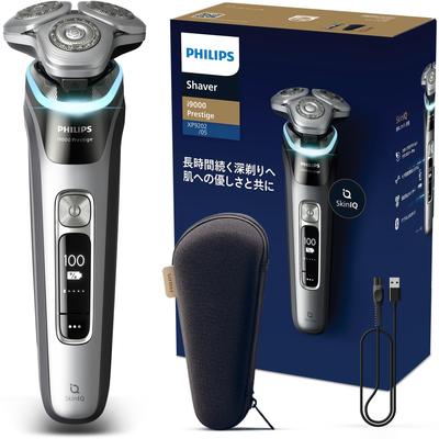 Philips i9000 Prestige Электробритва для мужчин Роторная Серебристая (72 Лезвия), Металлик, XP9205/05