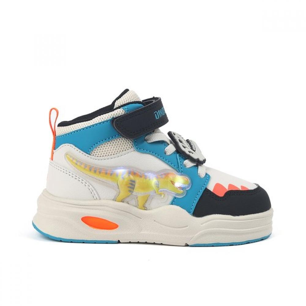 Dinosoles 25fw LighT Up Sneakers T Rex skeleTon Mid
