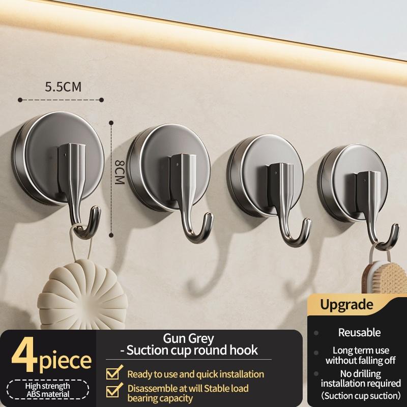 No Need To Drill Suction Cup Door Coat Hook Adhesive Hooks Row Hook, Key hook, Kitchen Hook, Storage Rack Clothes Hook