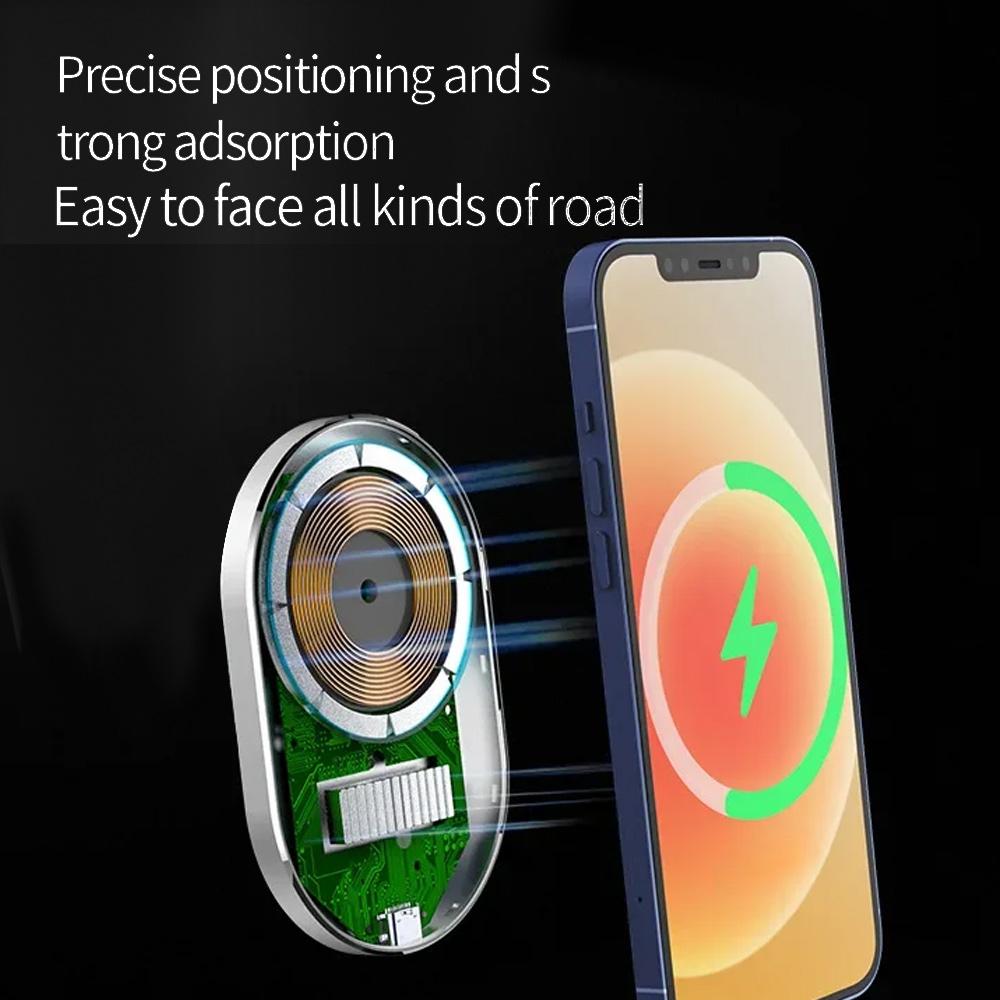 Новое 40 Вт магнитное беспроводное автомобильное зарядное устройство, подходит для Magsafe iPhone 12 13 14 15 Pro Max Магнит 15 Вт Qi беспроводные зарядные устройства Holde