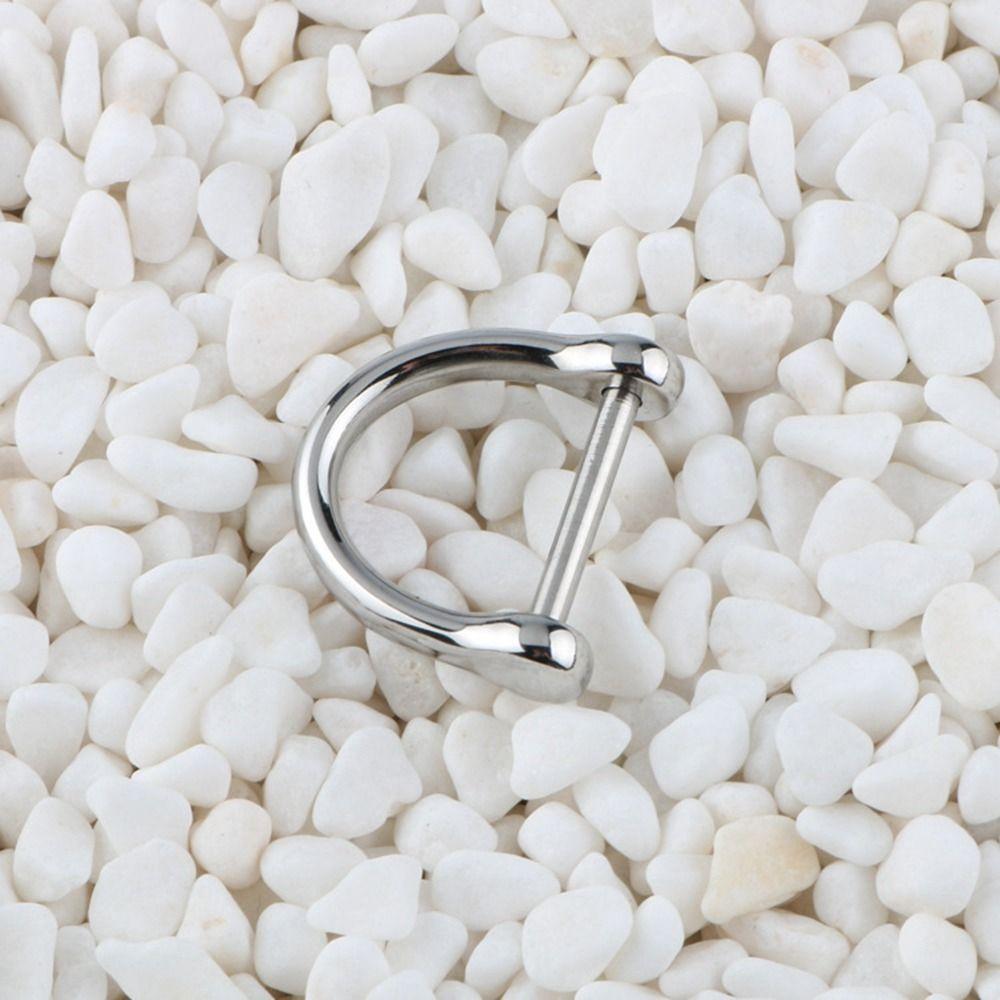 High Quality D Bow Staples Stainless Steel Keychain Hook 4 Styles Bracelet Buckle  Ourdoor Tool