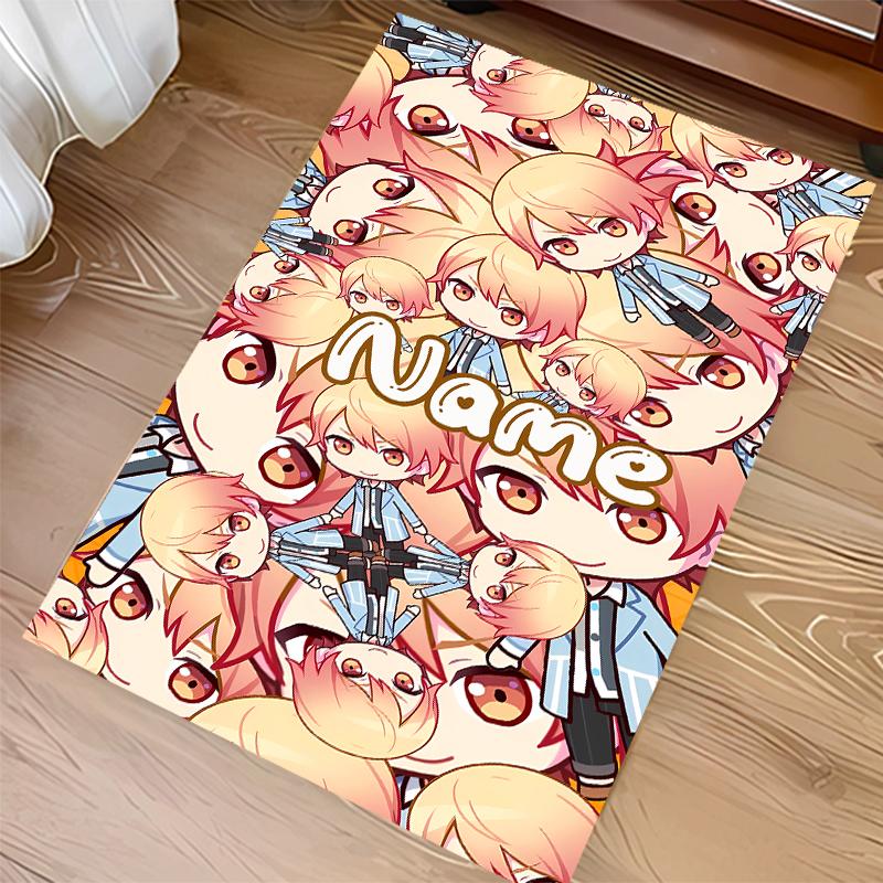 Custom personalization Tsukasa Tenma Print Area Rug - Soft, Washable Non-Slip Indoor Mat,Living Room,Home&Office Decorative Rug