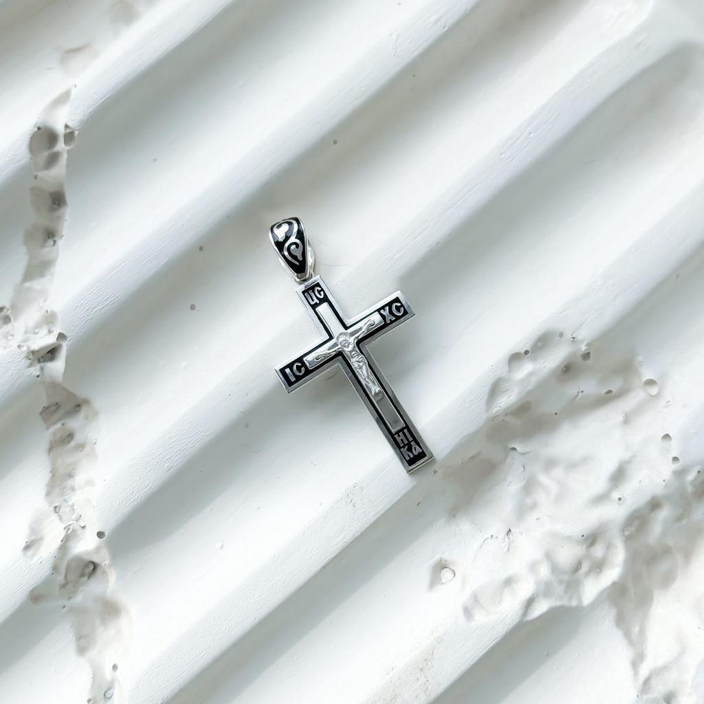 Silver Cross with Enamel (2156550)