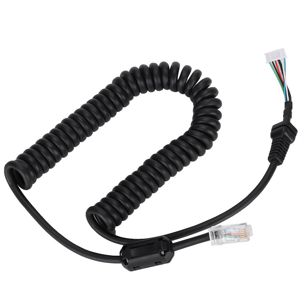 Обновленная версия для YAESU 6-контактный кабель ручного микрофона с магнитным кольцом Аксессуары