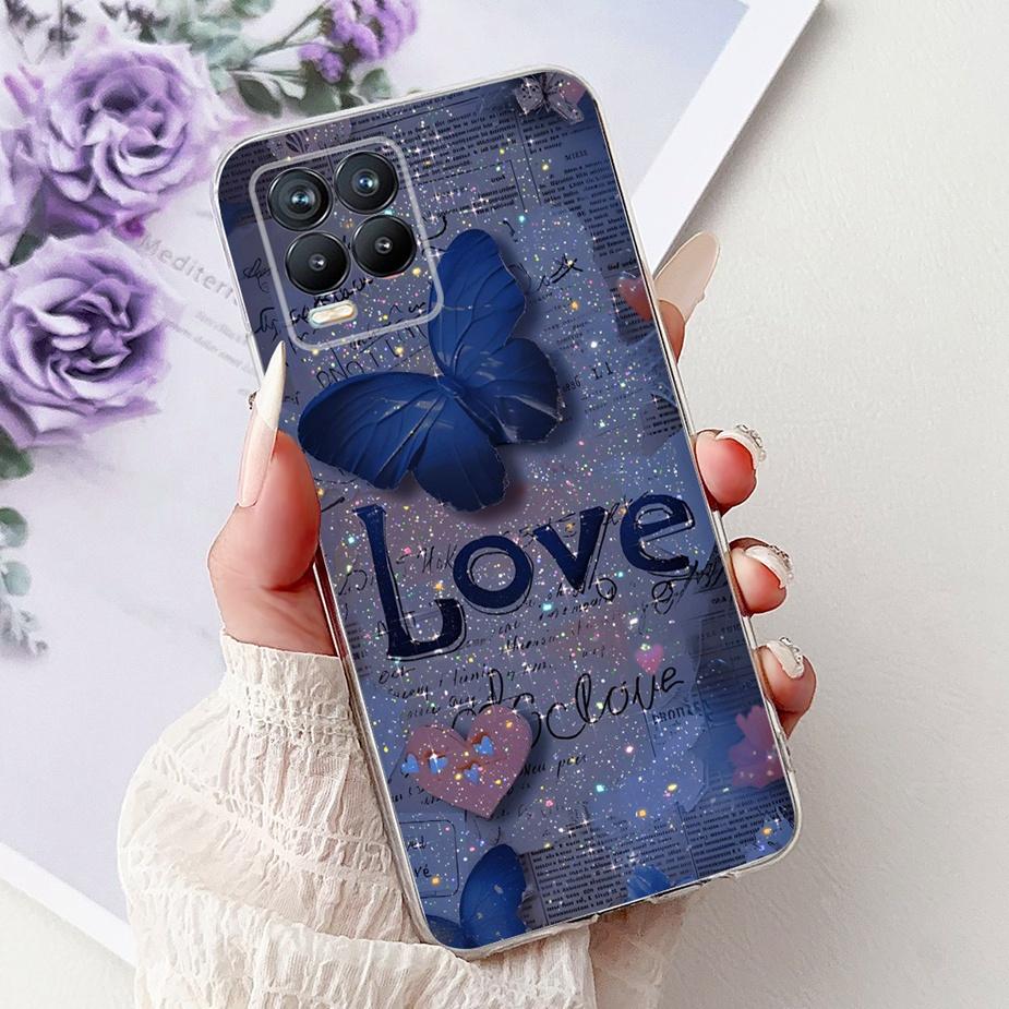 Милый Кот Модный Расписной Чехол Для Realme 8 Чехол-Крышка Для Realme 8 Pro Мягкий Силиконовый Чехол Для Телефона Для Realme8 5G Realme 8i Бампер