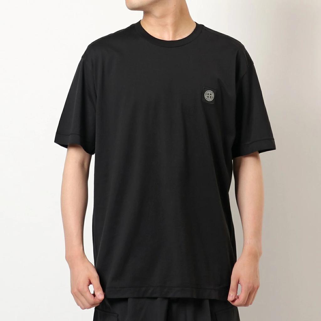 STONE ISLAND Patch Logo T-shirt 'Black' Men's 761524113-V0029