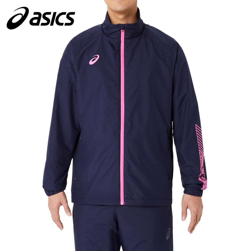 Training Wear Tricot Breaker Jacket 2031E745 Midnight X Hot Pink 3XL [ASICS] Men's