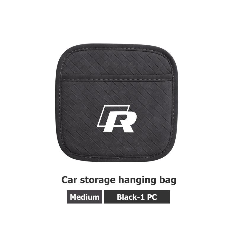 TMBCU1 For Volkswagen VW Car Seat Back Storage Pocket Adhesive Type Keys Card Organizer Golf Polo 4 5 6 Passat B5 B6 B7 CC Jetta Tiguan