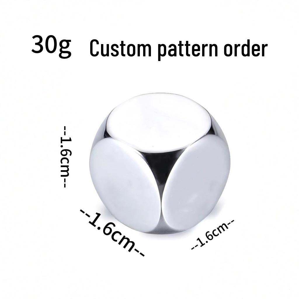 Stainless Steel Food Decision Dice for Couples - Indecisiveness Gift