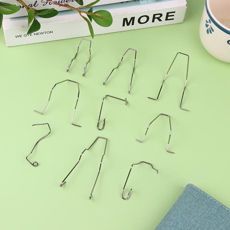 9 шт. металлические пружинные зажимы для лампочек фар подходят для H1 H3 H4 H7 автомобильные фары фиксатор лампочки пружинные зажимы пряжки инструменты