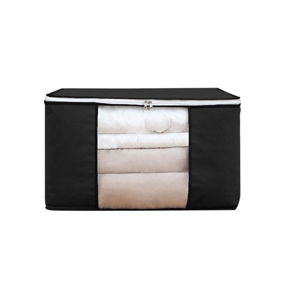 Контейнер для одежды Многоразовый износостойкий нетканый материал Прочный широко открывающийся мешок для хранения одеяла для спальни