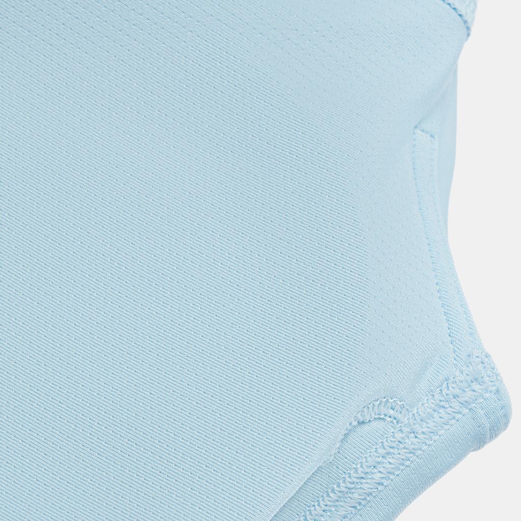 Under Armour Дышащий спортивный бюстгальтер для тренировок с принтом букв, простой, удобный, для фитнеса, женский, цвет Синий ручей 1390377-494