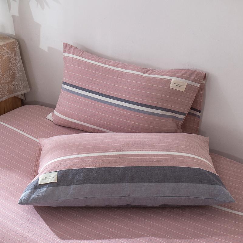 Ins style модная хлопковая однотонная трикотажная моющаяся наволочка 2 шт сдержанная простая дышащая приятная для кожи