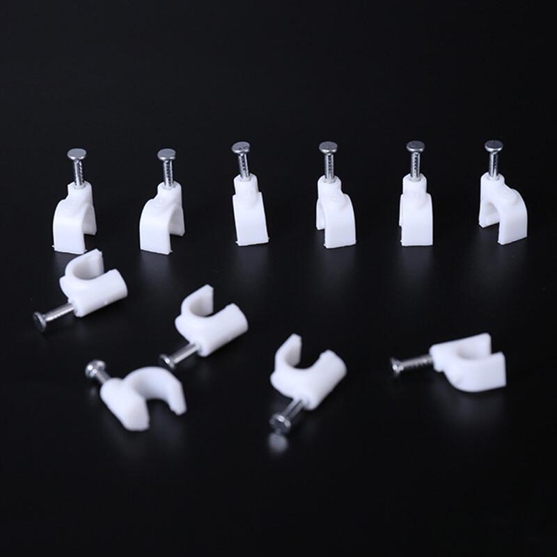 Litie Round Steel Nail Cable Clip