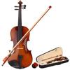 4/4 Acoustic Violin With Box Bow Rosin Natural Violin Musical Instruments Children Birthday Present