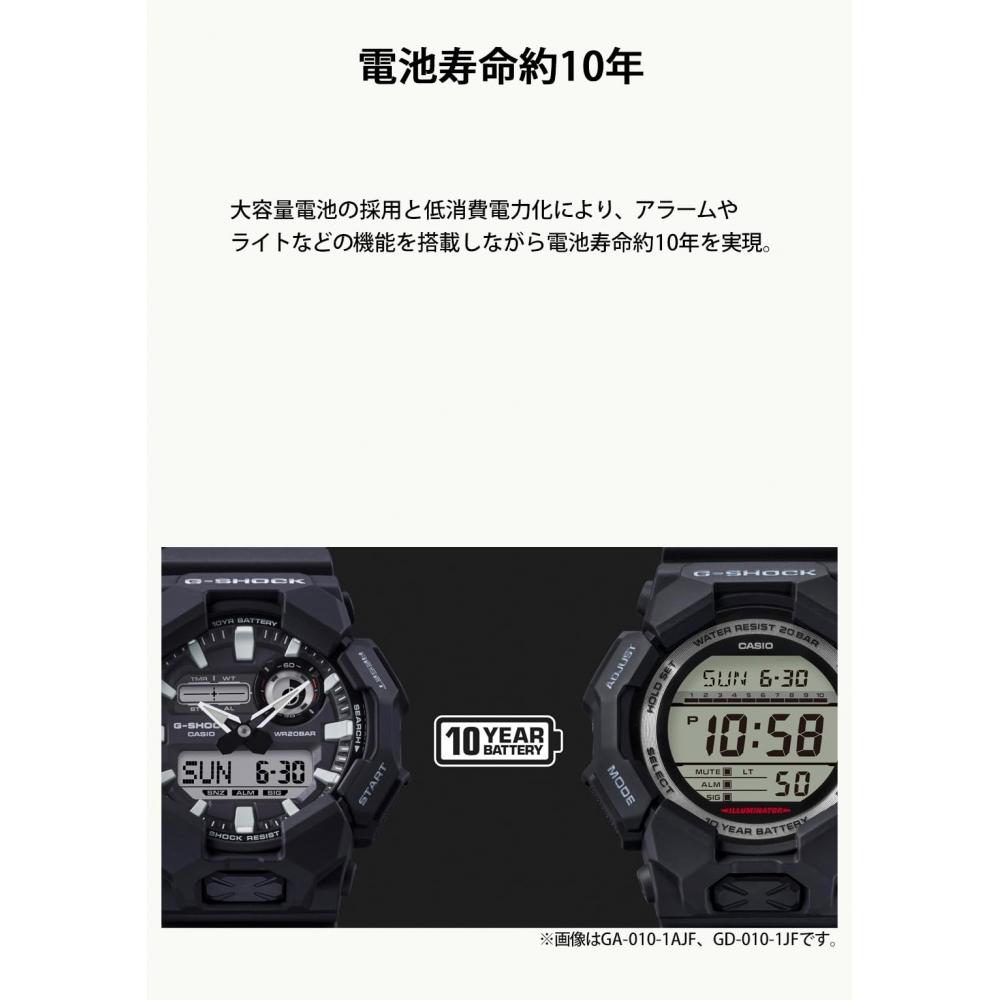 G-SHOCK [Casio] Часы Long Life Biomass Plastic GA-010-1AJF мужские черные