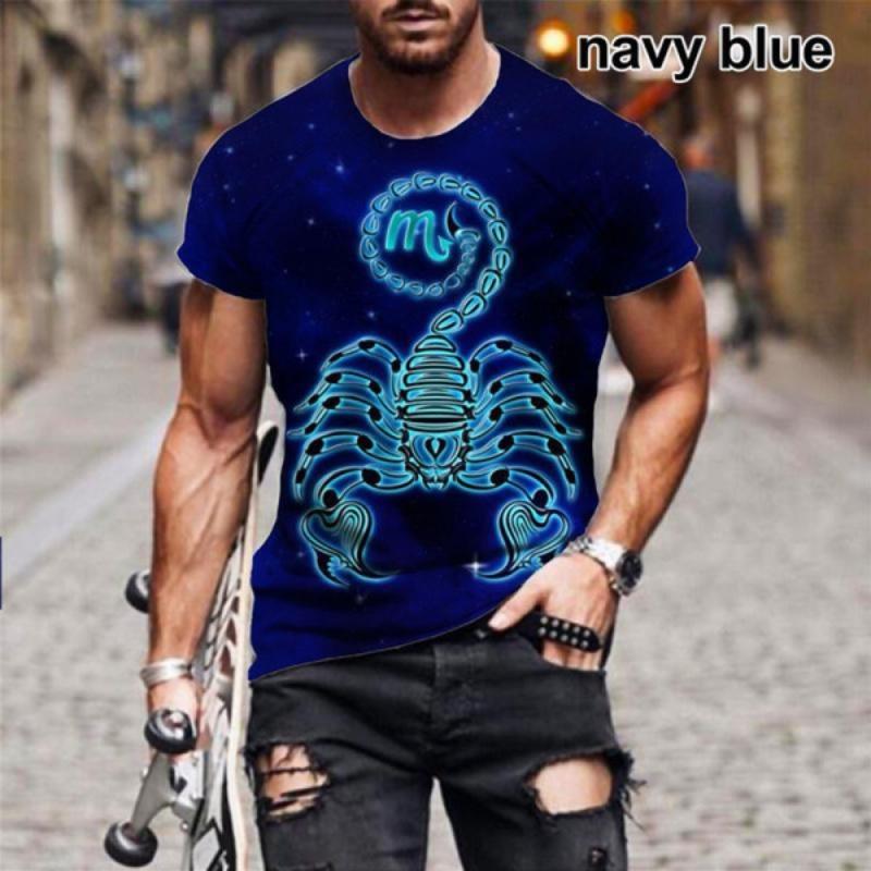 Летняя новинка Scorpion 3D мужская футболка с принтом модная индивидуальная Carnivore унисекс повседневная с круглым вырезом и короткими рукавами с изображением животных
