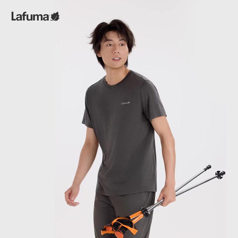 Lafuma Мужская футболка с коротким рукавом для активного отдыха из смесовой шерсти LMTS6BS10