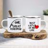Drinkware Один великий рыбак Лучший улов его жизни Пара кружек Кружка Кофейная чашка Друзья Персонализированный подарок Кофейные чашки Кружки Пиво