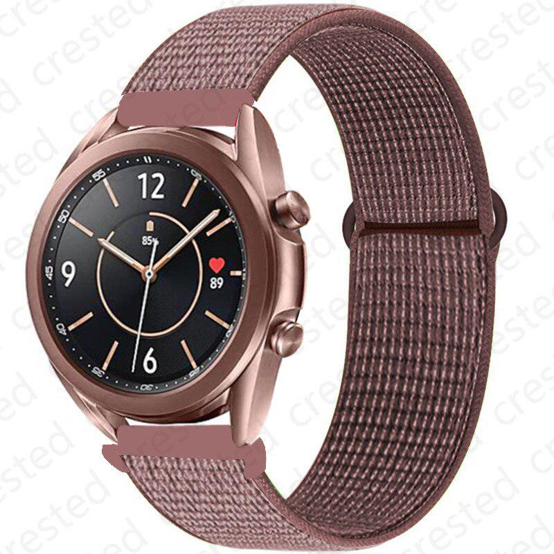 Ремешок 20/22 мм для Galaxy Watch 3/46/42 мм / активный 2 ремешка Samsung Gear S3 Frontier Sport нейлоновый браслет Huawei watch GT 2 41 45 мм